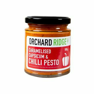 Orchard Ridge Caramelised Capsicum & Chilli Pesto 180g