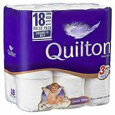 Quilton Toilet Tissue 3Ply 18 Pack