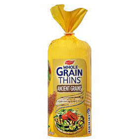 Real Foods Whole Grain Thins Ancient Grains 150gm