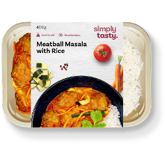 Simply Tasty Meatball Masala with Rice 400gm