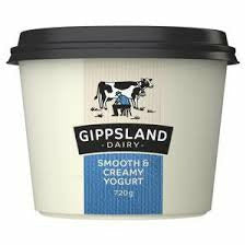Gippsland Dairy Yoghurt 700gm