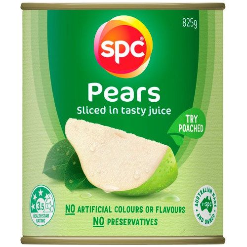 Spc Pear Slices in Juice 825gm