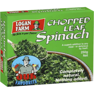 Logan Farm Chopped Leaf Spinach Portions 250G
