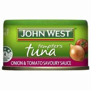 John West Tuna Tempters Onion & Tomato Savoury Sauce 95g
