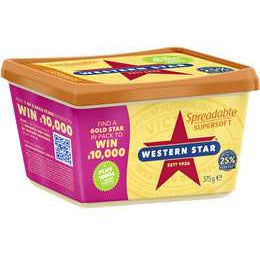 Western Star Supersoft Spreadable Butter 500gm