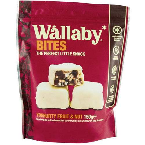 Wallaby Bites Yoghurty Fruit & Nut 150g