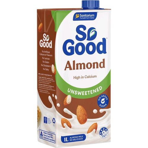 Sanitarium So Good Almond Milk Unsweetened 1L Uht