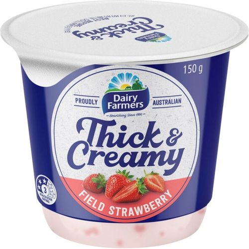 Dairy Farmers Thick & Creamy Field Strawberry 150g