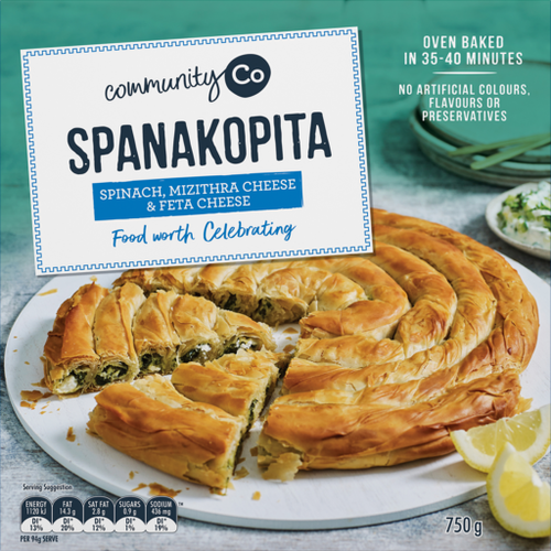 Community Co Spanakopita 750gm