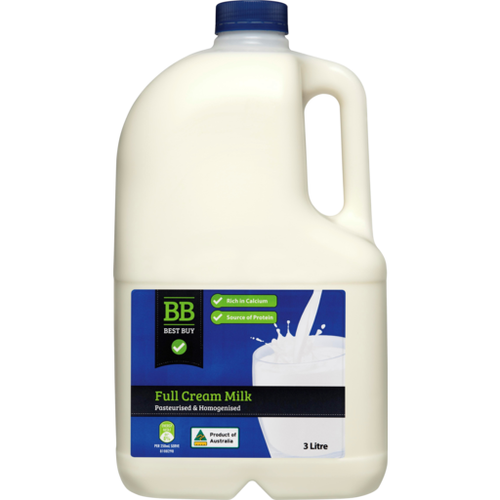 Best Buy Full Cream Milk 3L