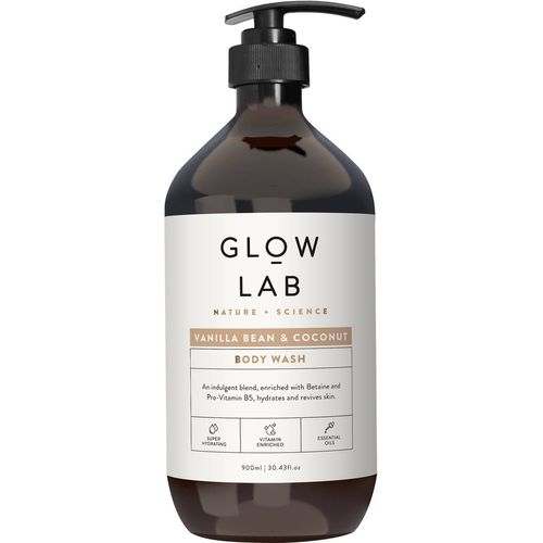 Glow Lab Vanilla Bean & Coconut Body Wash 900ml