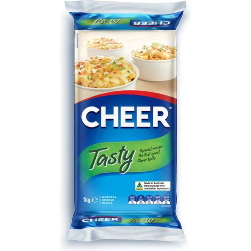 Cheer Cheese Tasty Cheese Block 1kg