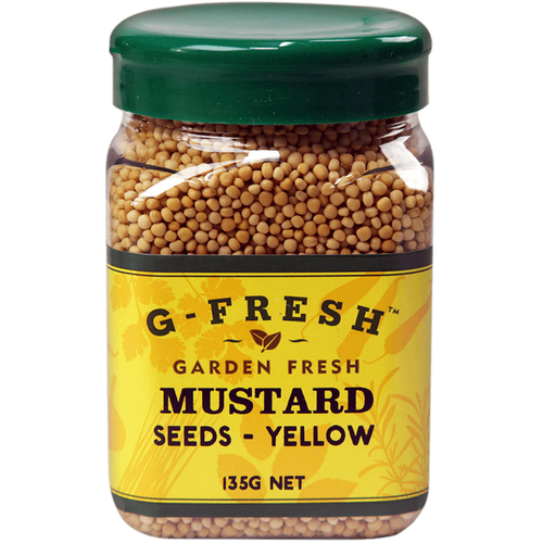 G Fresh Mustard Seeds Yellow 135g