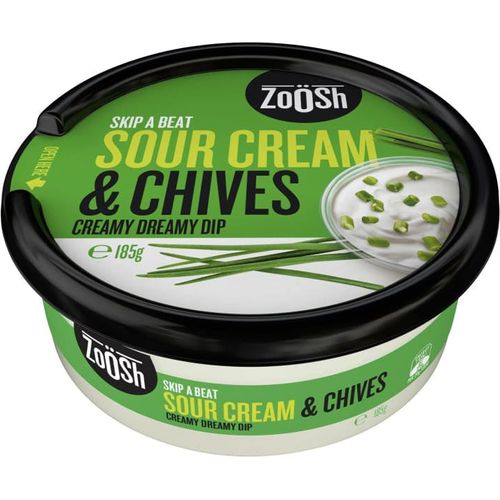 Kraft Zoosh Dip Sour Cream & Chives 185G