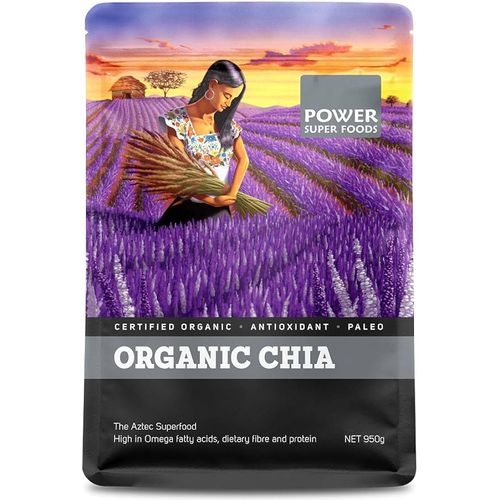 Power Super Foods Chia Seeds Raw Organic 950g