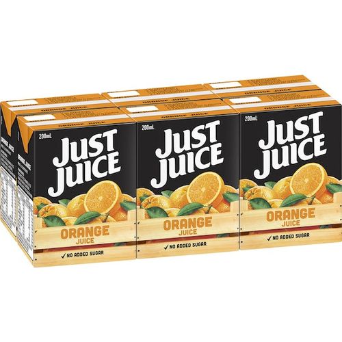 Just Juice Orange 6 x 200ml