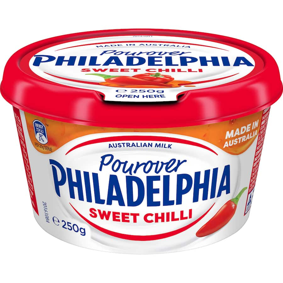 Philadelphia Cream Cheese Sweet Chilli Pourover 150g