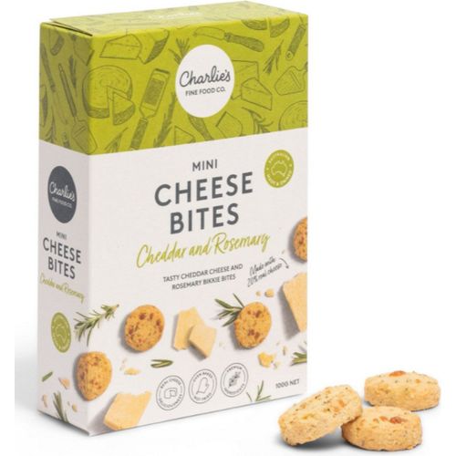 Charlies Mini Cheese Bites Cheddar & Rosemary 100g