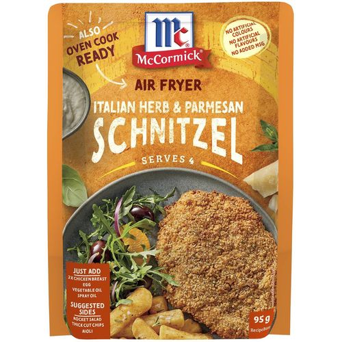 McCormick Air Fryer Italian Herb & Parmesan Schnitzel Coating 95g