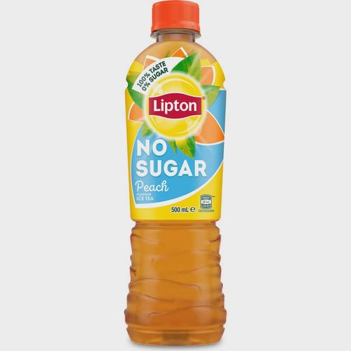 Lipton Peach Ice Tea No Sugar 500ml