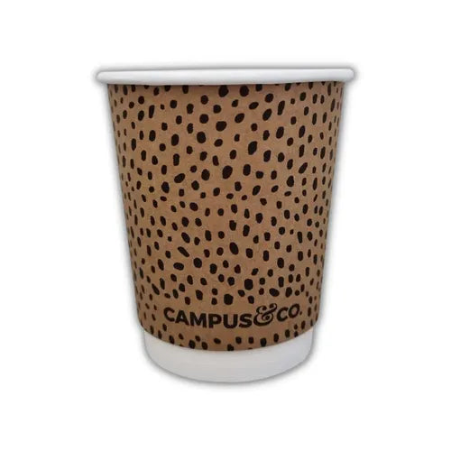 Campus & Co Double Wall 235ml Coffee Cup Abstract 25Pk