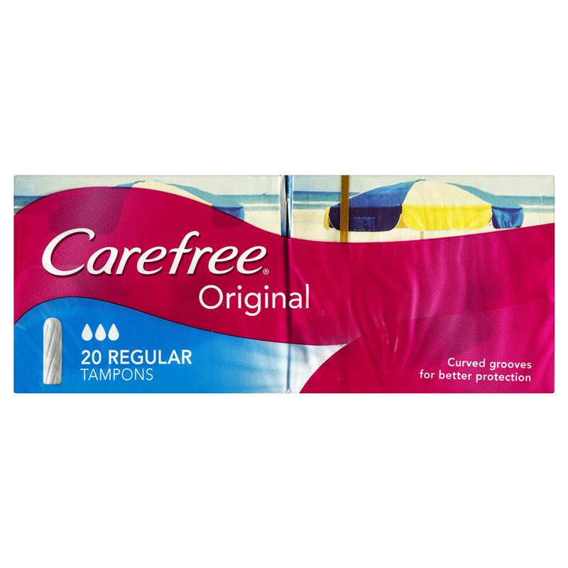 Carefree Original Regular Tampons 20 pack