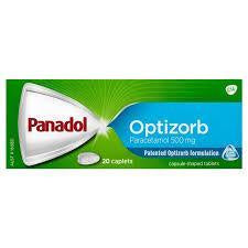 Panadol Optizorb Caplets 20 Pack