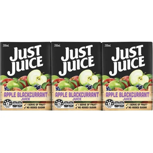 Just Juice Apple Blackcurrant 6 x 200ml