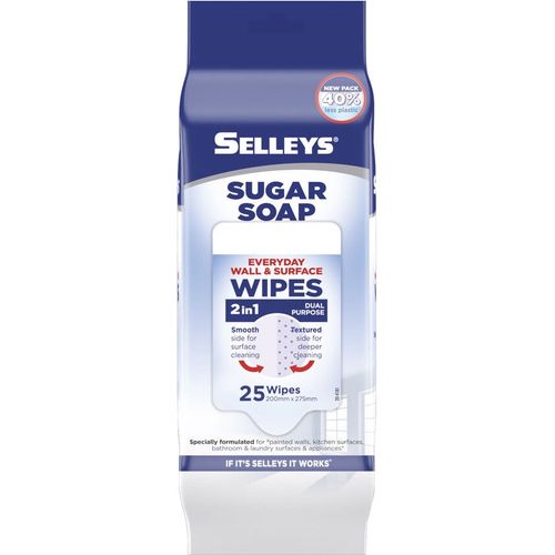 Selley's Sugar Soap Wipes 25 Pack