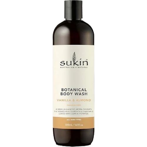 Sukin Vanilla & Almond Body Wash 500ml