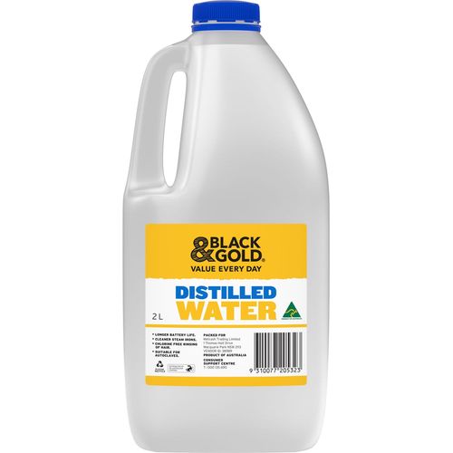 Black & Gold Distilled Water 2L