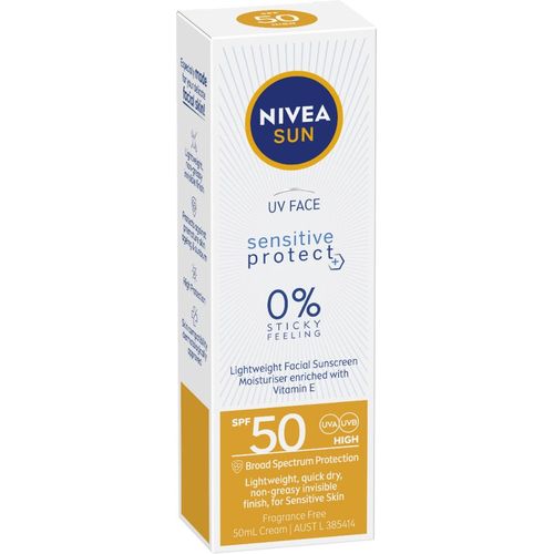 Nivea Sunscreen Sensitive Face SPF50 50ml