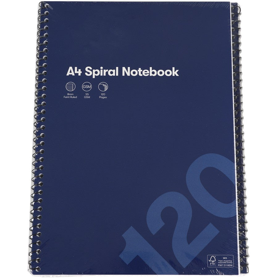 Brillant Basics A4 Spiral Notebook