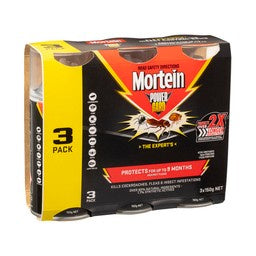 Mortein Powergard Control Insect Bomb 3 x 150gm pack