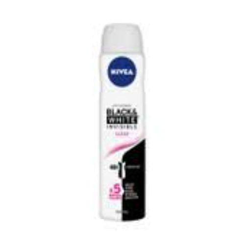 Nivea Deodorant Aerosol Invisible Black & White Clear 250ml