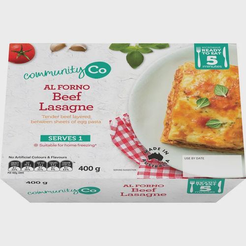 Community Co Italian Beef Lasagne 400g