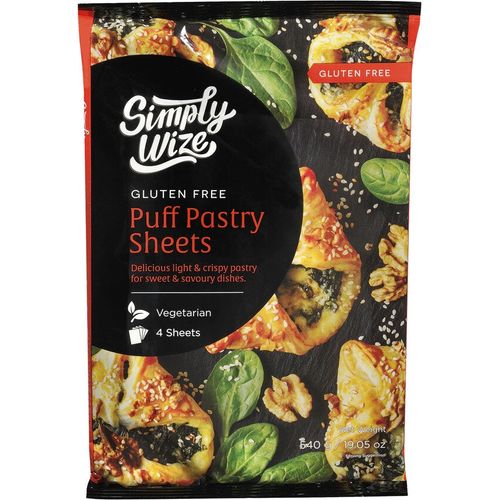 Simply  Wize Puff Pastry Sheets GF 540g