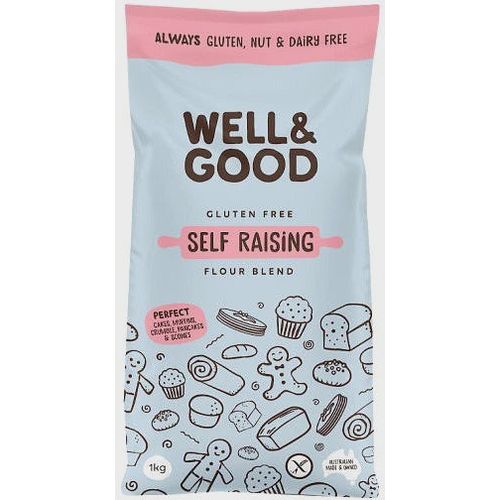 Well & Good Gluten Free Self Raising Flour 1kg