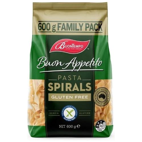 BuonTempo Pasta Spirals Gluten & Wheat Free 600gm