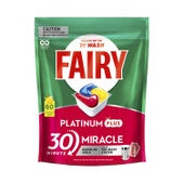 Fairy Platinum Plus Lemon Dishwashing Tablets 60 pack