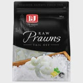 I&J Raw Prawns Tail Off 500g