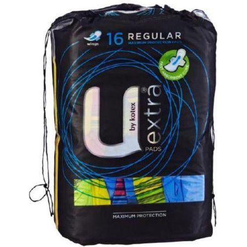 U By Kotex  Pads Extra Regular Wing 16