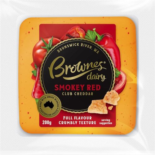 Brownes Smokey Red Club Cheddar 200g