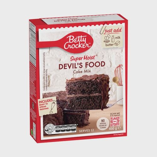 Betty Crocker Super Moist Devils Food Cake Mix 450g