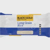 Black & Gold Long Grain Rice 2kg