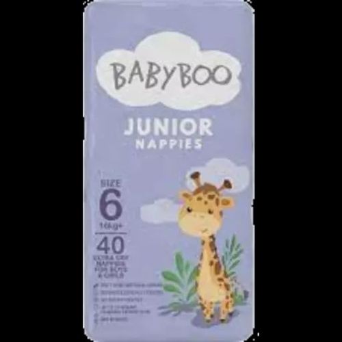 Baby Boo Nappies Junior Size 6 40pk