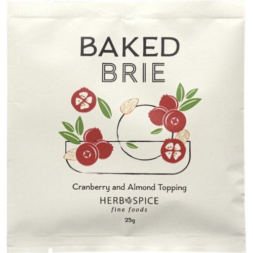 Herb & Spice Mill Baked Brie Cranberry & Almond Topping 25g