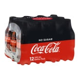 Coca Cola No Sugar PET Bottle  300ml 12pk