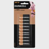 Duracell Coppertop Batteries AA 16pk