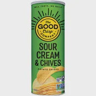 The Good Crisp Co Crisps Sour Cream & Chives Gluten Free 160gm